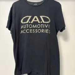 D.A.D ブラック Tシャツ AUTOMOTIVE ACCESSORIES