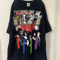 希少】KISS 2015年 来日公演 ジャパンツアー Tシャツ 浮世絵 和柄XL