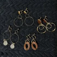 イヤリング ゴールド 4セット