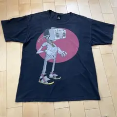 90s UPPER PLAYGROUND Tシャツ 染み込み 両面
