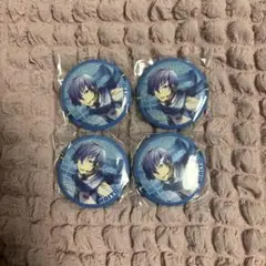 KAITO キラキラ 缶バッジ グリッター 4個セット