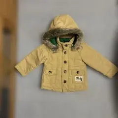 klädskåp キッズ 中綿ジャケット ベージュ 100