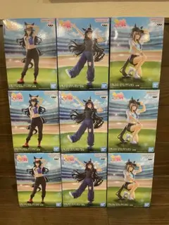 ウマ娘 ヴィルシーナ シュヴァルグラン ヴィブロス フィギュア 9点セット