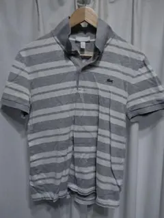 LACOSTE ポロシャツ ボーダー FR4 US Mサイズ