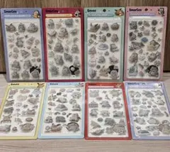 ポケモン　フロッキー　硬いシール　　ふわふわシール　8枚セット