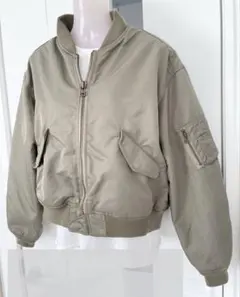 MOUSSYマウジーMA-1フライトジャケット中綿ブルゾン２ ナイロンジャンパー