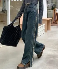 DIAVELワイドレッグデニムパンツ