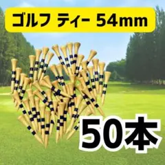 ゴルフ ティー　54mm 50本 大容量 プレゼント 彼 父 上司 コンペ