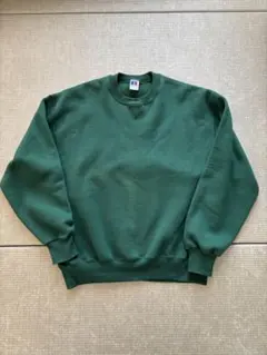 良品90s ラッセルアスレチック 前V 無地 スウェット USA製