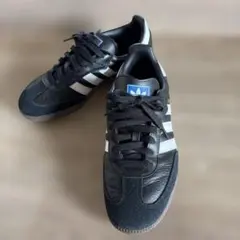 【極美品】adidas Samba ブラック/ホワイト　7ハーフ　25.5