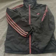 adidas アディダス ナイロンジャンパー　裏地　黒 ブラック