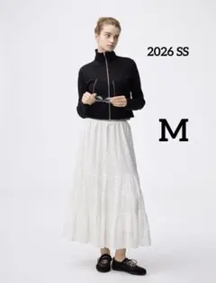 20時迄sale★GU ティアードフレアスカート 新品未使用