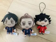 ハイキュー　セガラッキーくじ　B賞　ぬいぐるみマスコット　3点セット