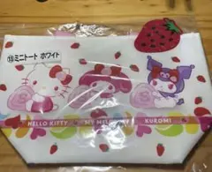 サンリオ キティ マイメロ クロミ ミニトートバック ホワイト