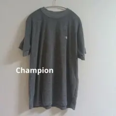 Champion チャンピオン パイル地 半袖 Tシャツ グレー Lサイズ