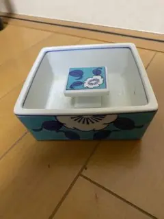 灰皿　昭和レトロ　花柄