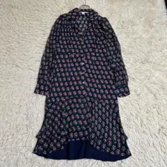 【DIANE】 ダイアンフォンファステンバーグ ワンピース ひざ丈 4 S 長袖