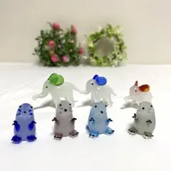 ベルメゾン 千趣会 ガラス細工 ミニチュア置物 6点セット - メルカリ