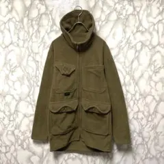 day one camouflage フリースジャケット　ダブルジップアップ