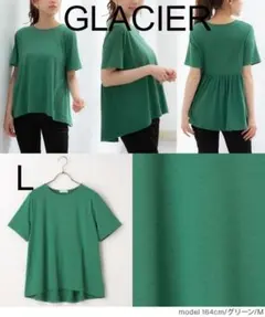 ハニーズトップスTシャツ カットソー/かわいいグリーン Lサイズ