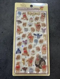 くまのプーさん ボンボンドロップシール　最安値‼️