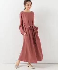 SLOBE IENA バックボタンワンピース
