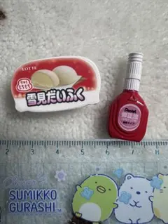 LOTTE 雪見だいふく Pentel 修正液 ミニチュアセット