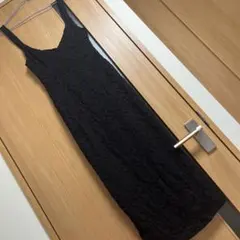 ZARA レースロングワンピース