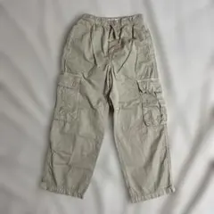週末お値下げ★ZARA カーゴパンツ ベージュ 122cm