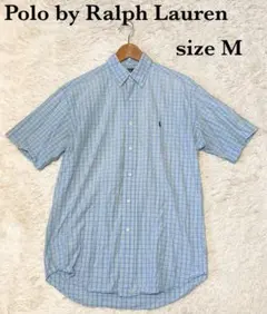 Polo by Ralph Lauren 半袖 チェック シャツ Mサイズ