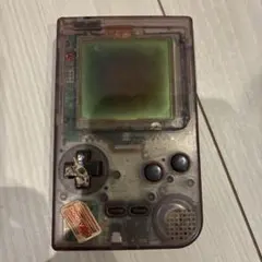 ジャンク品ゲームボーイ ポケット クリアパープル