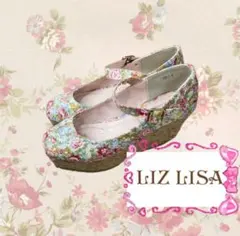 K*I様 LIZ LISA 花柄パンプス ウェッジソール 姫ギャル 姫カジのサムネイル