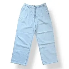 ユニクロ ドレープデニムタックパンツ