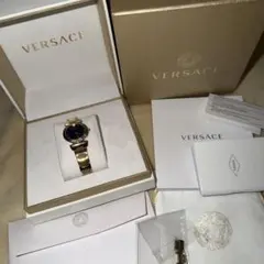 新品未使用】VERSACE ヴェルサーチ グレカ ロゴ 腕時計 コンビカラー 