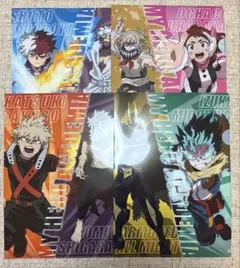 くら寿司×ヒロアカ　クリアファイルコンプリートセット