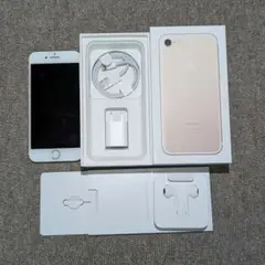 美品 iPhone7 32GB ゴールド 箱・付属品(未使用)あり