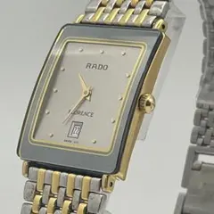 新品電池 RADO フローレンス 腕時計 スクエア サファイア