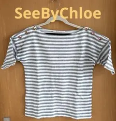 SeeByChloe. ボートネックカットソー　サイズ36のサムネイル