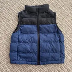 UNIQLO ベスト 110 黒/青