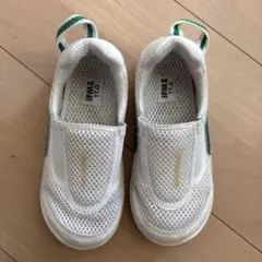 IFME イフミー 上履き 17.0cm ホワイト グリーン メッシュ