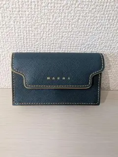 特価　未使用品・美品　MARNI PVC カードケース　 ブラック×ブルー Amazon | [Marni] [マルニ] カードケース トランク フラグメント