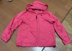 ミキハウスダブルＢ 140 ピンクの薄手のパーカー ウインドブレーカー