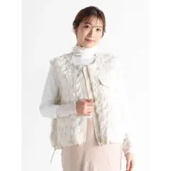 Vin / カットジャガードダブルジップジレ
