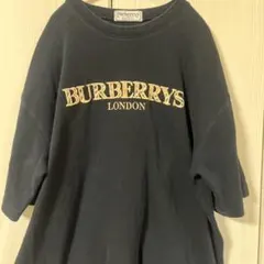 希少/90s】Burberrys バーバリー ヴィンテージ Tシャツ 刺繍ロゴ