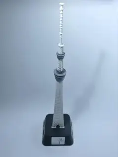 【中古】モトデザイン 東京スカイツリーフィギュア USBハブ 1/2500サイズ