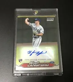 Wyatt Langford 2024 Topps 直筆サインカード - メルカリ
