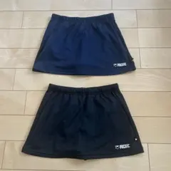 PACIFIC テニススコート　2枚セット　150cm パシフィック　黒　紺のサムネイル