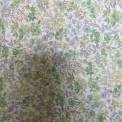 生地 綿 花柄 ボタニカル柄　HOKKOH生地　グリーン系　110ｃｍ×2ｍ