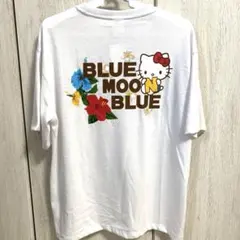 サンリオ ハローキティ キティ ブルームーンブルー Tシャツ ホワイト L