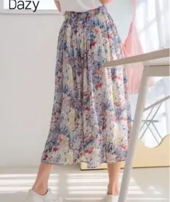 Dazy 花柄 フレアロングスカート　春夏